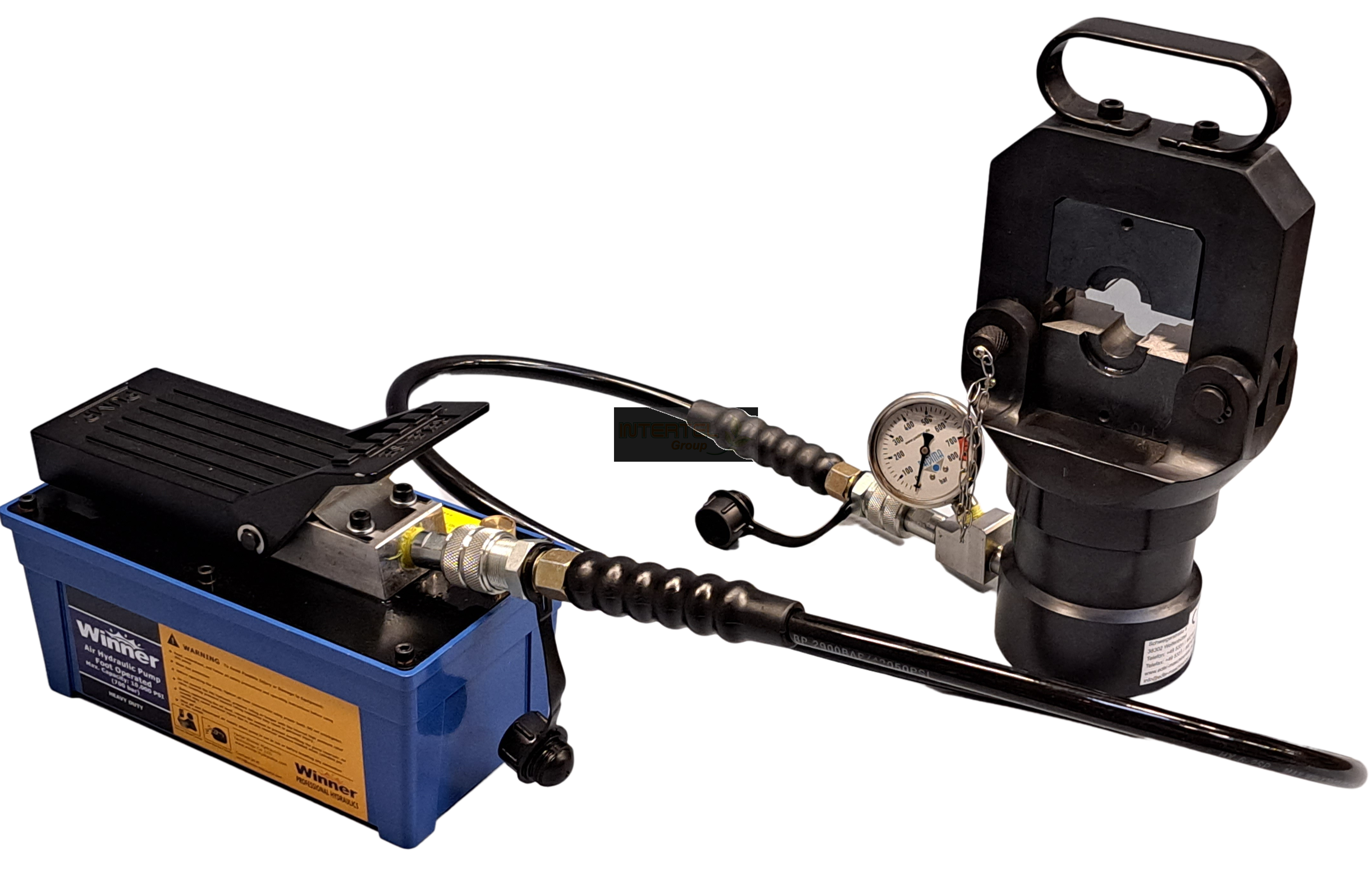 system-zaciskowy-eder-z-pompą-powietrzno-hydrauliczną-intertel