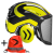 kask-protos-integral-neon-zolto-czarny