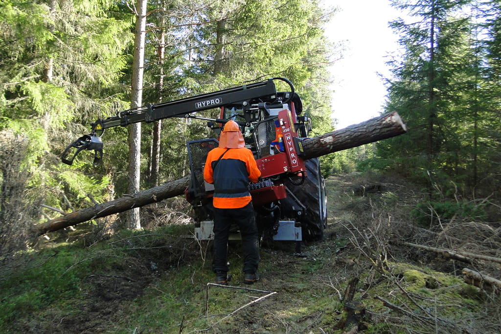 procesor leśny Hypro 450XL z żurawiem 6m