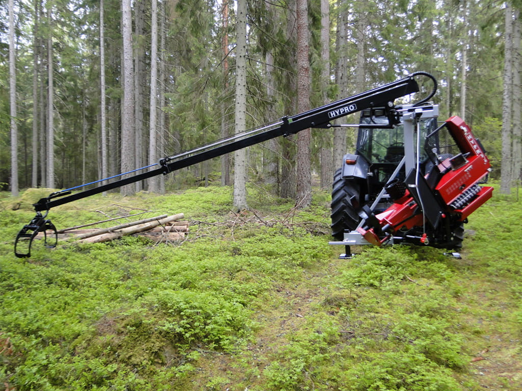 procesor leśny Hypro 450XL z żurawiem 4m